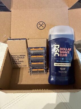 Dollar Shave Club Men’s Antiperspirant Stick - Navy Blue (Sea Spray & Amber)